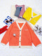 BABY Pattern Knit Cardigan Sweater For Baby Girls, For Fall And Winter SC6310C